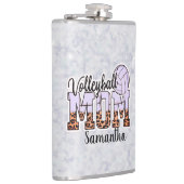 Aangepaste naam Volleyball mama | MOEDERDAG Heupfles (Rechts)