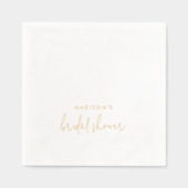 Aangepaste naam voor aangepast Vrijgezellenfeest-s Folie Servetten (Voorkant)