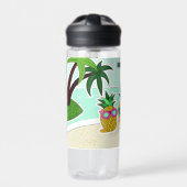 Aangepaste naam voor ananassen van kool-beach waterfles (Voorkant)