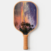 Aangepaste naam voor Beach Sunset Pickleball Paddle (Voorkant)
