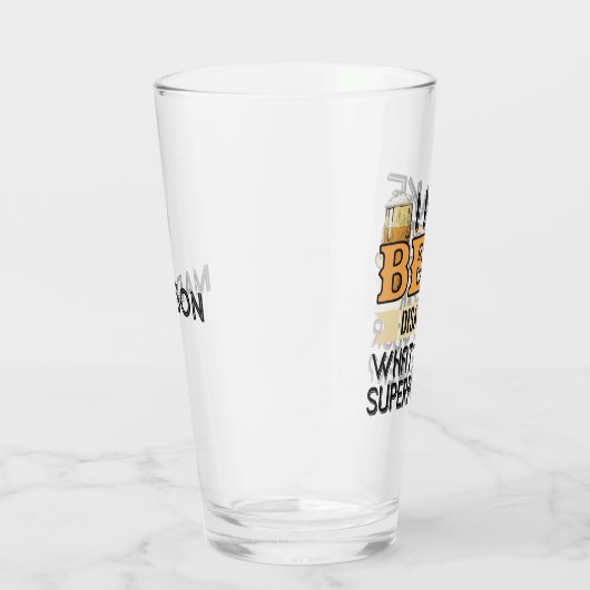 Aangepaste naam voor Beer Superpower Glas (Rechts)