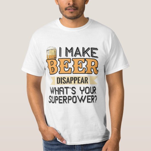 Aangepaste naam voor Beer Superpower T-shirt (Voorkant)