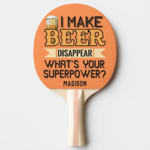 Aangepaste naam voor Beer Superpower Tafeltennisbatje