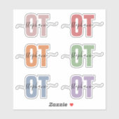 Aangepaste naam voor beroepsethandelaar sticker (Vel)