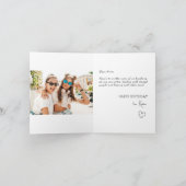 Aangepaste naam voor beste vriend(in) - Birthday-K Feestdagen Kaart (Binnen)