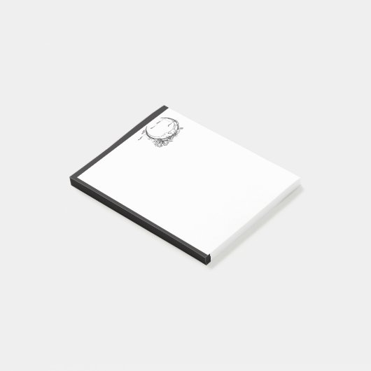 Aangepaste naam voor bewegingslijntekenkunst post-it® notes (Schuin)