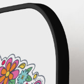 Aangepaste naam voor bloempitje pickleball paddle (Links Detail)