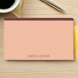 Aangepaste naam voor Blush Pink & Dark Red Typogra Post-it® Notes
