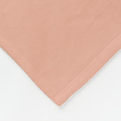Aangepaste naam voor Blush roze kalligrafie Fleece Deken (Hoek)