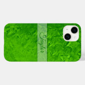 Aangepaste naam voor Bright Groen Case-Mate iPhone Case (Achterkant (horizontaal))