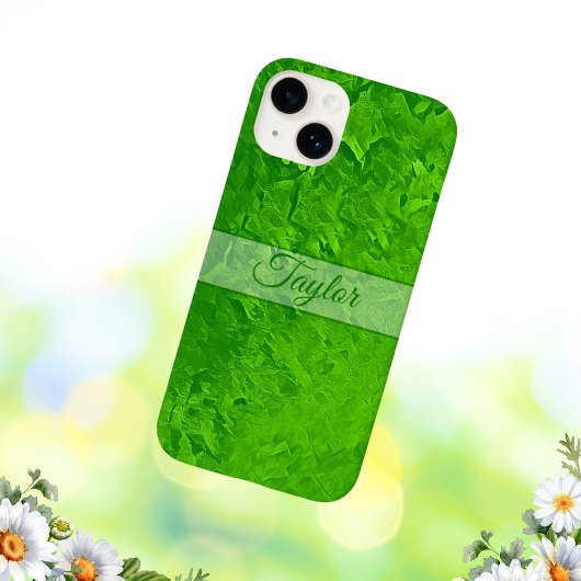Aangepaste naam voor Bright Groen Case-Mate iPhone Case