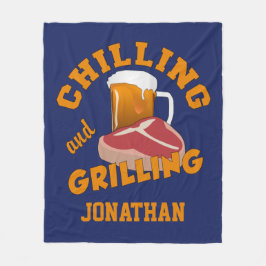 Aangepaste naam voor chilling en grilling fleece b deken