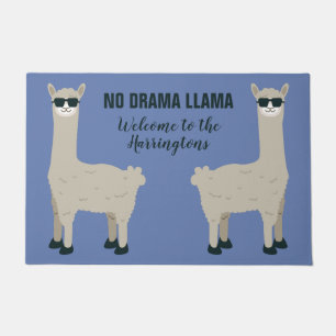 Aangepaste naam voor Cool Llama en kleurdeurmatten Deurmat