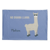 Aangepaste naam voor Cool Llama en kleurkussens Kussensloop (Achterkant)