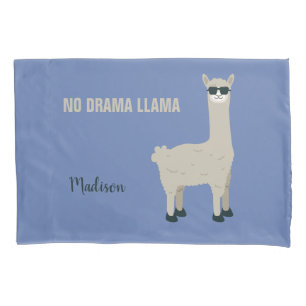Aangepaste naam voor Cool Llama en kleurkussens Kussensloop