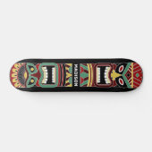 Aangepaste naam voor Cool Tiki Totem Persoonlijk Skateboard (Horizontaal)