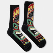 Aangepaste naam voor Cool Tiki Totems Sokken (Rechts)