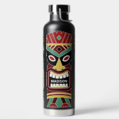 Aangepaste naam voor Cool Tiki Totems Waterfles (Links)