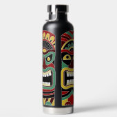 Aangepaste naam voor Cool Tiki Totems Waterfles (Rechts)