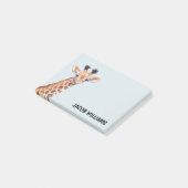 Aangepaste naam voor Cute Baby Giraffe Post-it® Notes (Schuin)