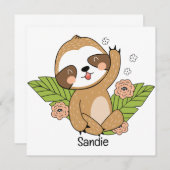 Aangepaste naam voor Cute Baby Sleuf (Voorkant / Achterkant)