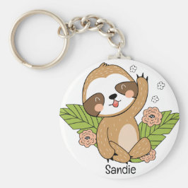 Aangepaste naam voor Cute Baby Sleuf Sleutelhanger