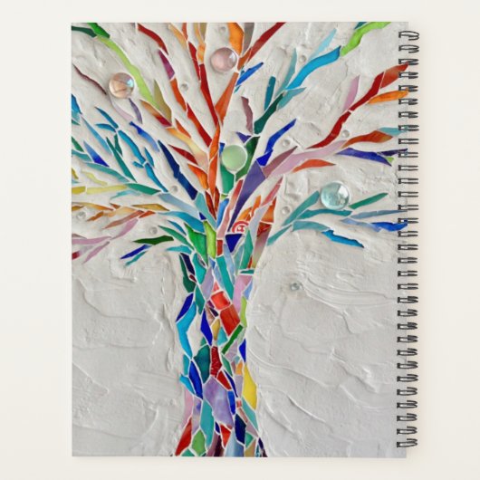 Aangepaste naam voor de boom van levensregenboogkl planner (Achterkant)