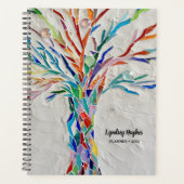 Aangepaste naam voor de boom van levensregenboogkl planner (Voorkant)