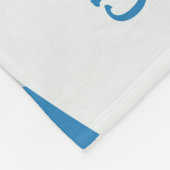 Aangepaste naam voor de klaploper en rendierentuin fleece deken (Hoek)