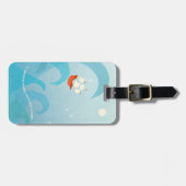 Aangepaste naam voor de Nautical Sailing Quote Boa Bagagelabel (Voorkant horizontaal)