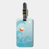 Aangepaste naam voor de Nautical Sailing Quote Boa Bagagelabel (Voorkant verticaal)