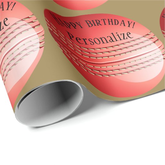 Aangepaste naam voor een beltegoed voor bezoekers cadeaupapier (Rol Hoek)