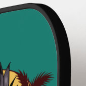 Aangepaste naam voor elke aap pickleball paddle (Links Detail)