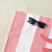 Aangepaste naam voor gestripte koraal strandlaken (In situ)