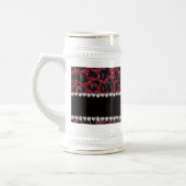 Aangepaste naam voor glitter leopard bierpul (Links)