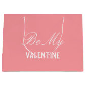 Aangepaste naam voor Happy valentijnsdag Grote Gi Groot Cadeauzakje (Voorkant)