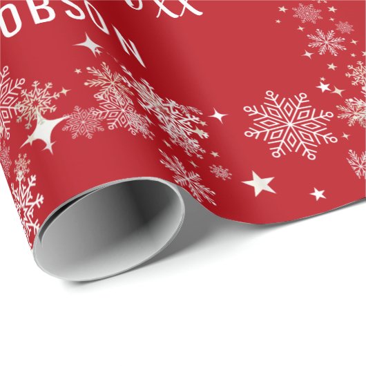 Aangepaste naam voor het gebruik van de Ster Santa Cadeaupapier (Rol Hoek)