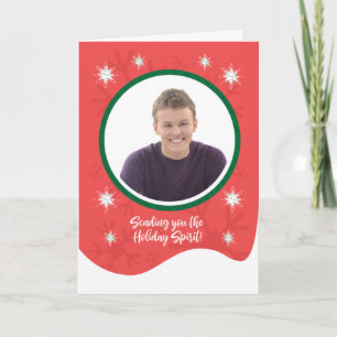 Aangepaste naam voor Holiday Spirit verzenden met  Kaart
