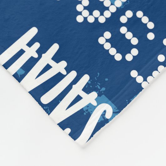 Aangepaste naam voor Isaiah Fleece Deken (Hoek)