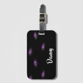 Aangepaste naam voor kattenogen bagagelabel (Voorkant (verticaal))