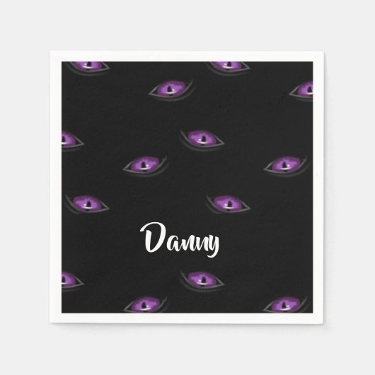 Aangepaste naam voor kattenogen servet (Voorkant)