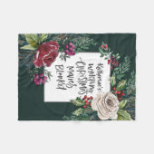 Aangepaste naam voor kerstfilms bekijken fleece deken (Voorkant (Horizontaal))