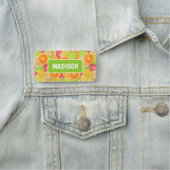 Aangepaste naam voor kleurrijke Citrus Naamplaatje (In situ)