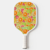 Aangepaste naam voor kleurrijke Citrus Pickleball Paddle (Achterkant)