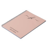 Aangepaste naam voor Logo-monogram Notitieboek (Linkerzijde)