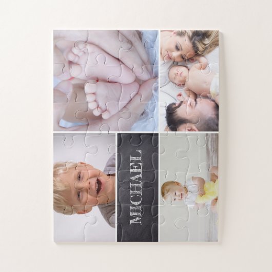 Aangepaste naam voor meerdere afbeeldingen legpuzzel (Verticaal)