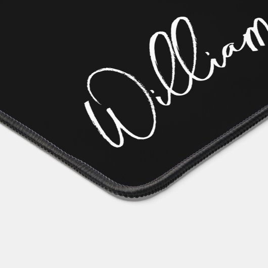 Aangepaste naam voor modern script bureaumat (Hoek)