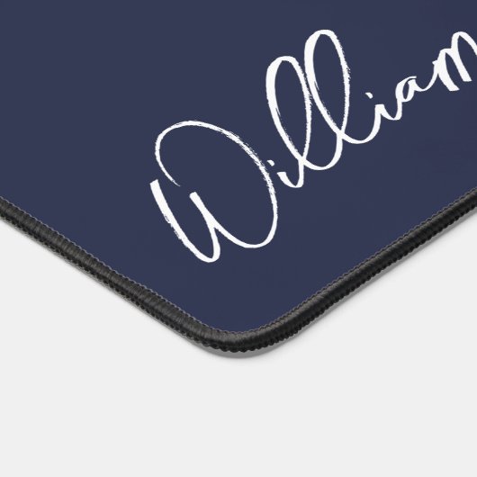 Aangepaste naam voor modern script bureaumat (Hoek)