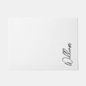 Aangepaste naam voor modern script deurmat (Voorkant)