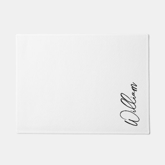 Aangepaste naam voor modern script deurmat (Voorkant)